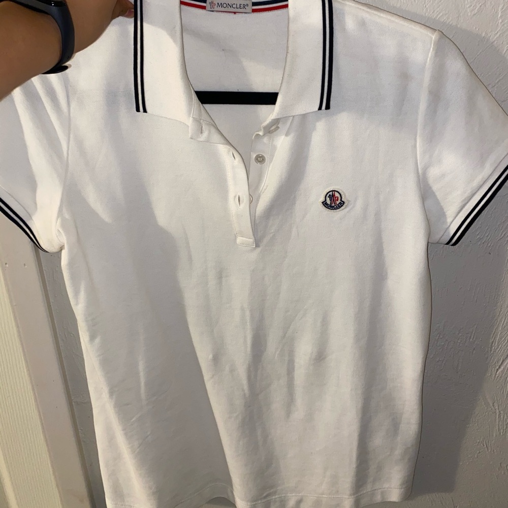 Moncler button up blouse.